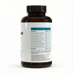 Bivalta Magnesium 6x Komplex + B6 in brauner Premium-Dose mit weißem Etikett und Magnesium-Motiv. Vegane Magnesiumkapseln mit sechs Magnesiumverbindungen und Vitamin B6.