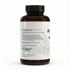 Bivalta Kreatin Monohydrat Tabletten in modernem weiß-blauem Premium-Design mit Kreatin-Pulvermotiv. Vegane Kreatin Tabletten mit 4.500 mg Kreatinmonohydrat pro Tagesdosis.