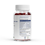 Bivalta Löwenmähne + Vitamin B6 Gummies in brauner Premium-Dose mit weißem Etikett und Blaubeermotiv. Vegane Gummies mit Löwenmähnenpilz-Extrakt und Vitamin B6 ohne Zucker.