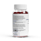 Bivalta Löwenmähne + Vitamin B6 Gummies in brauner Premium-Dose mit weißem Etikett und Blaubeermotiv. Vegane Gummies mit Löwenmähnenpilz-Extrakt und Vitamin B6 ohne Zucker.